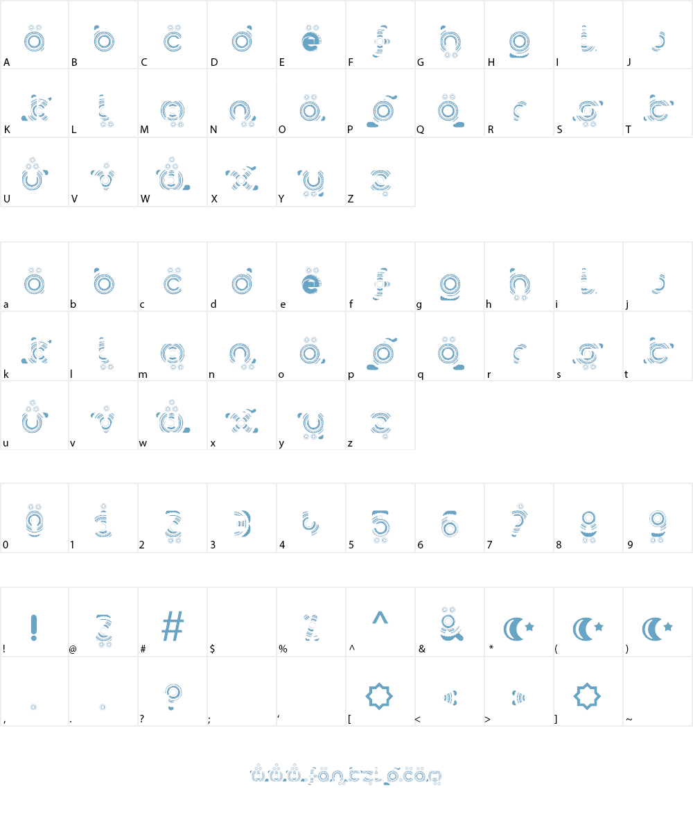 FTF Ahlan Ve AbraRetro vl.1 Font Character